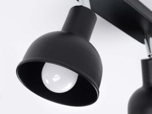 miniaturka Plafon ELVO 2 czarny nowoczesny