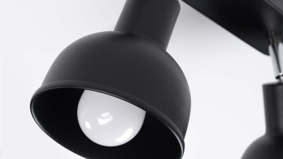 miniaturka Plafon ELVO 2 czarny nowoczesny