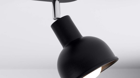 miniaturka Plafon ELVO 2 czarny nowoczesny