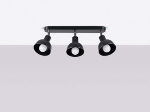 miniaturka Plafon ELVO 3 czarny designerski