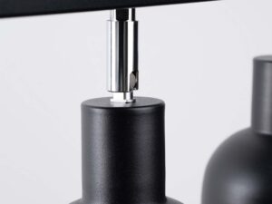 miniaturka Plafon ELVO 3 czarny designerski