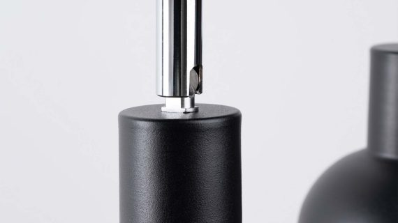 miniaturka Plafon ELVO 3 czarny designerski