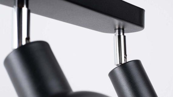 miniaturka Plafon ELVO 3 czarny designerski