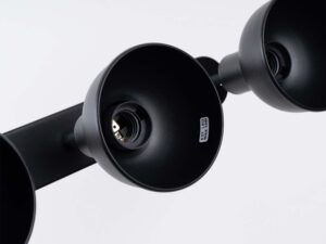 miniaturka Plafon ELVO 3 czarny designerski