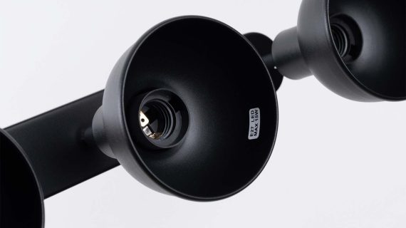 miniaturka Plafon ELVO 3 czarny designerski