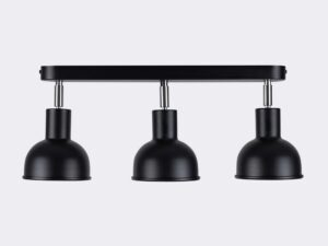 miniaturka Plafon ELVO 3 czarny designerski