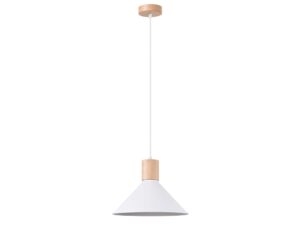 Lampa wisząca JUNA biała nowoczesna