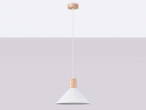 miniaturka Lampa wisząca JUNA biała nowoczesna