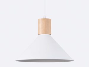 miniaturka Lampa wisząca JUNA biała nowoczesna