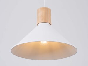 miniaturka Lampa wisząca JUNA biała nowoczesna