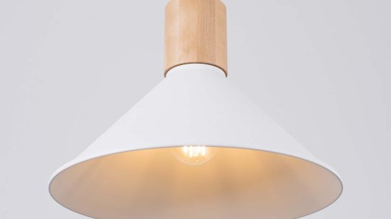 miniaturka Lampa wisząca JUNA biała nowoczesna