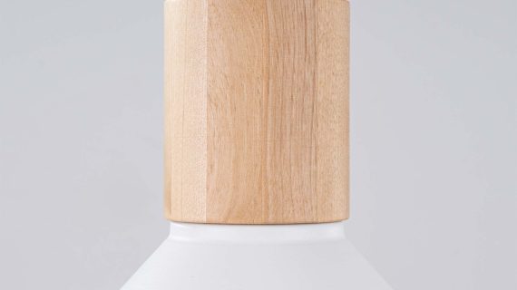 miniaturka Lampa wisząca JUNA biała nowoczesna