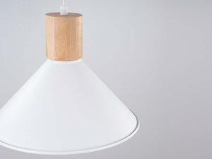 miniaturka Lampa wisząca JUNA biała nowoczesna
