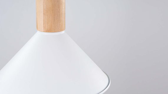 miniaturka Lampa wisząca JUNA biała nowoczesna