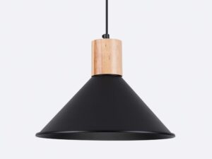 miniaturka Lampa wisząca JUNA czarna loftowa