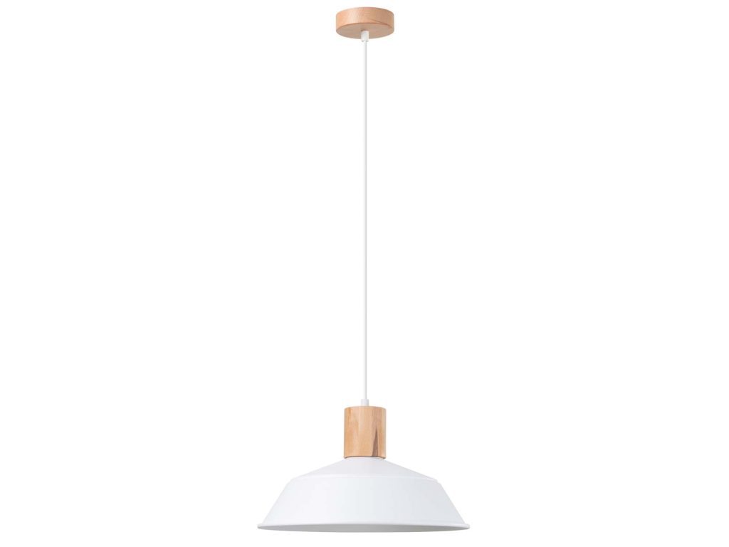 Lampa wisząca FIORA biała elegancka
