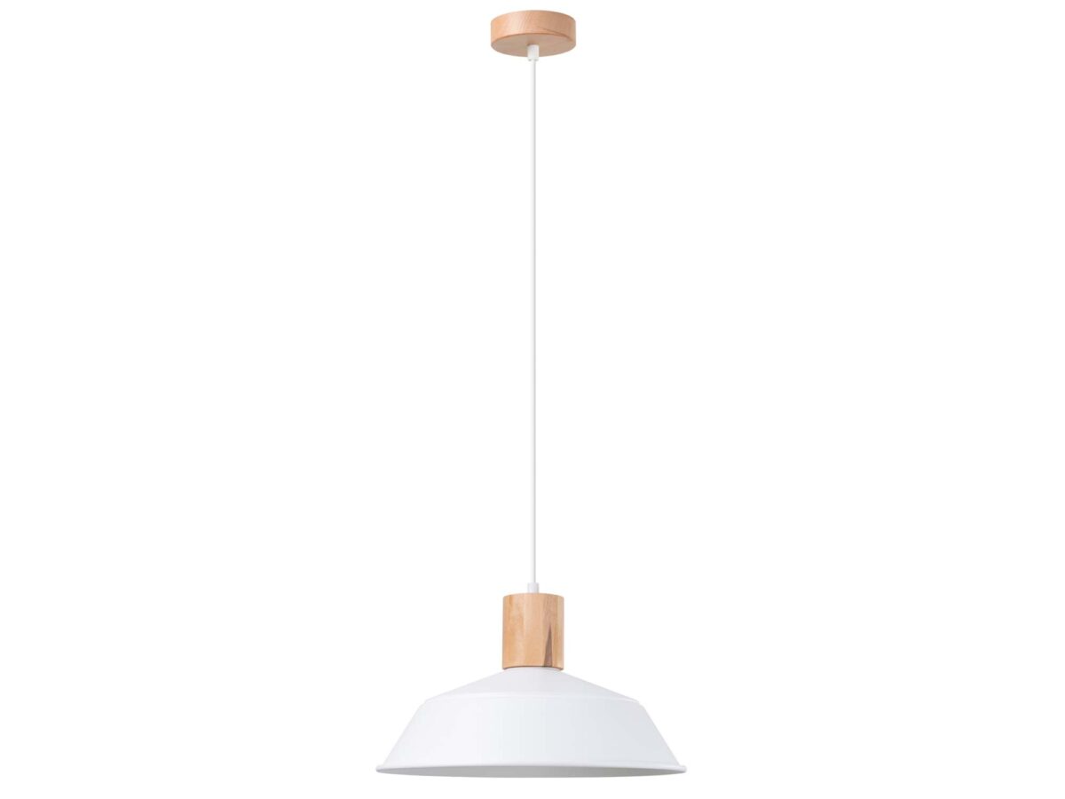 Lampa wisząca FIORA biała elegancka