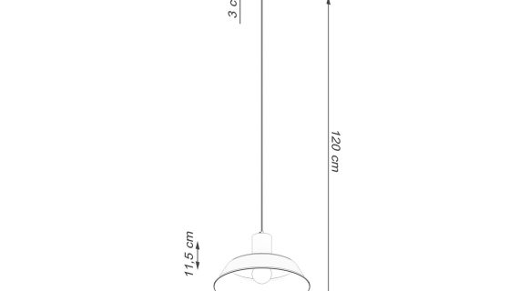 miniaturka Lampa wisząca FIORA biała elegancka