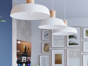 miniaturka Lampa wisząca FIORA biała elegancka