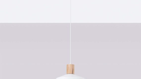 miniaturka Lampa wisząca FIORA biała elegancka