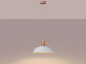 miniaturka Lampa wisząca FIORA biała elegancka