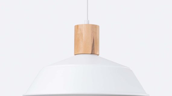 miniaturka Lampa wisząca FIORA biała elegancka