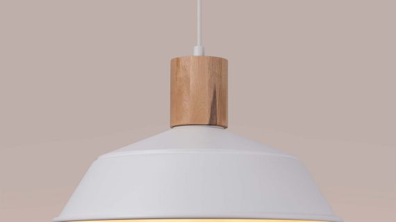 miniaturka Lampa wisząca FIORA biała elegancka