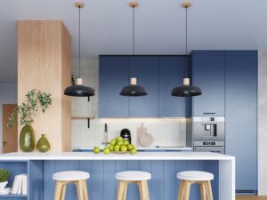 miniaturka Lampa wisząca FIORA czarna designerska