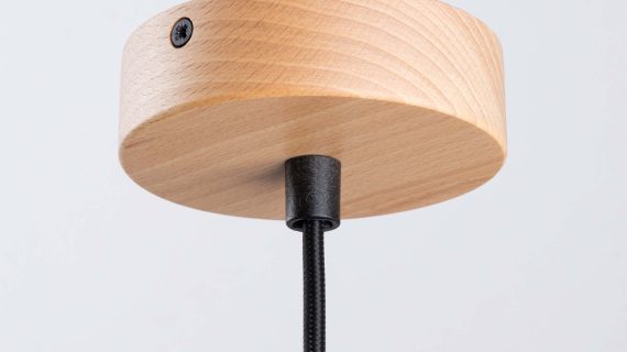 miniaturka Lampa wisząca FIORA czarna designerska