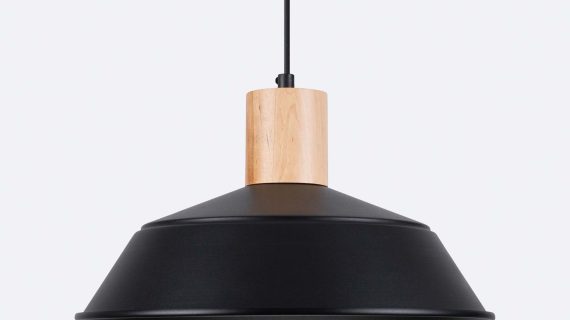 miniaturka Lampa wisząca FIORA czarna designerska