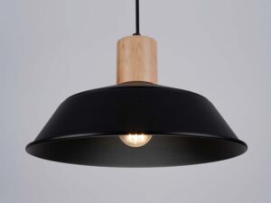 miniaturka Lampa wisząca FIORA czarna designerska