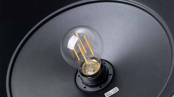 miniaturka Lampa wisząca FIORA czarna designerska