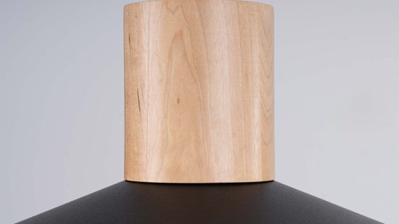 miniaturka Lampa wisząca FIORA czarna designerska