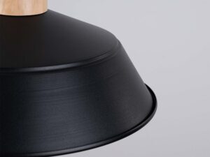 miniaturka Lampa wisząca FIORA czarna designerska