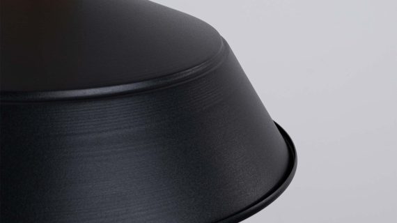 miniaturka Lampa wisząca FIORA czarna designerska