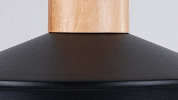 miniaturka Lampa wisząca FIORA czarna designerska