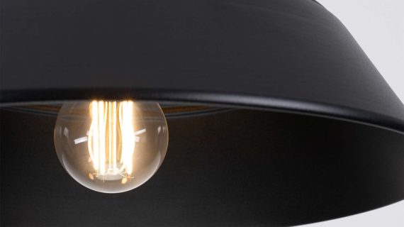 miniaturka Lampa wisząca FIORA czarna designerska