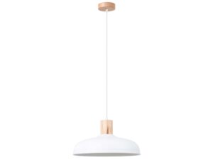 Lampa wisząca INTEO biała minimalistyczna