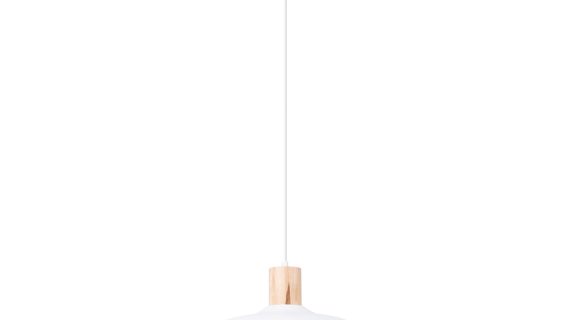 Lampa wisząca INTEO biała minimalistyczna
