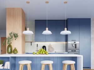 miniaturka Lampa wisząca INTEO biała minimalistyczna