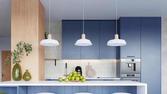 miniaturka Lampa wisząca INTEO biała minimalistyczna