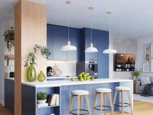 miniaturka Lampa wisząca INTEO biała minimalistyczna