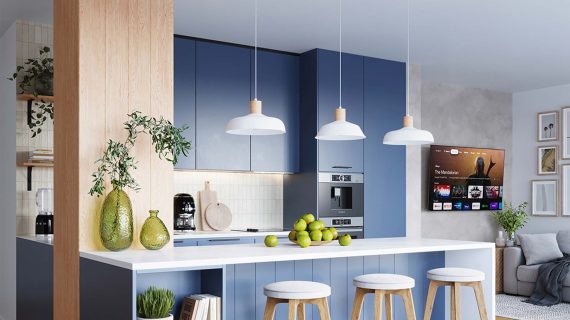 miniaturka Lampa wisząca INTEO biała minimalistyczna