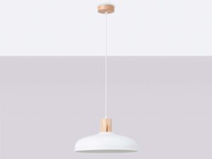 miniaturka Lampa wisząca INTEO biała minimalistyczna