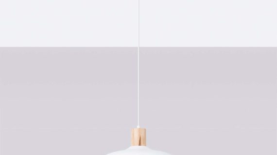 miniaturka Lampa wisząca INTEO biała minimalistyczna