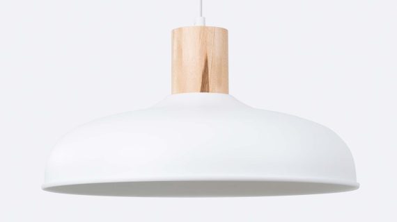 miniaturka Lampa wisząca INTEO biała minimalistyczna