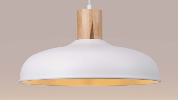 miniaturka Lampa wisząca INTEO biała minimalistyczna