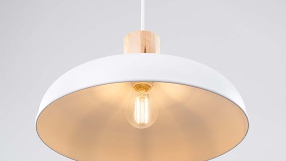 miniaturka Lampa wisząca INTEO biała minimalistyczna