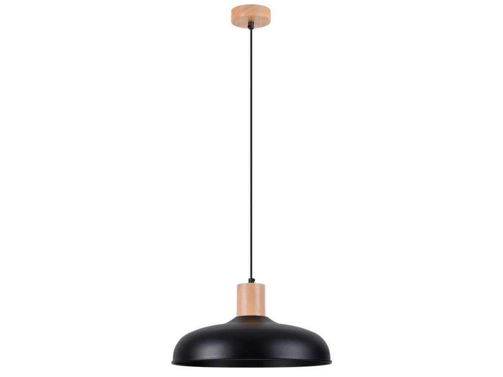 Lampa wisząca INTEO czarna nowoczesna