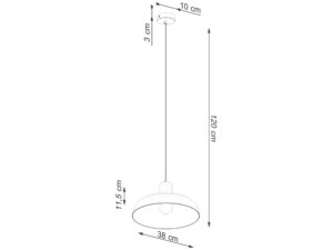 miniaturka Lampa wisząca INTEO czarna nowoczesna
